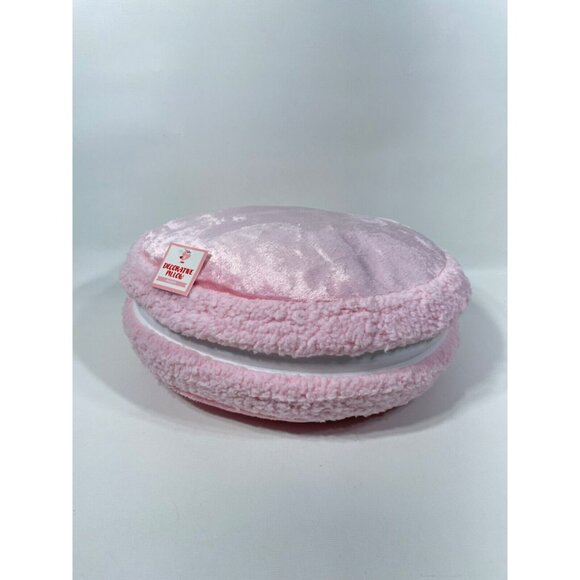 Macaron 12" Plush Pink Throw Pillow - Picture 7 of 12